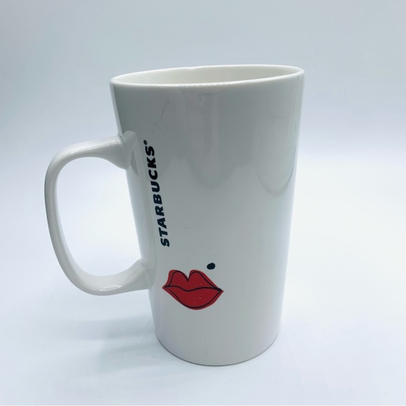 Starbucks 2014 RARE Monocle Man Retired Frenchman Tall 16 Fl oz Mug - Picture 2 of 7